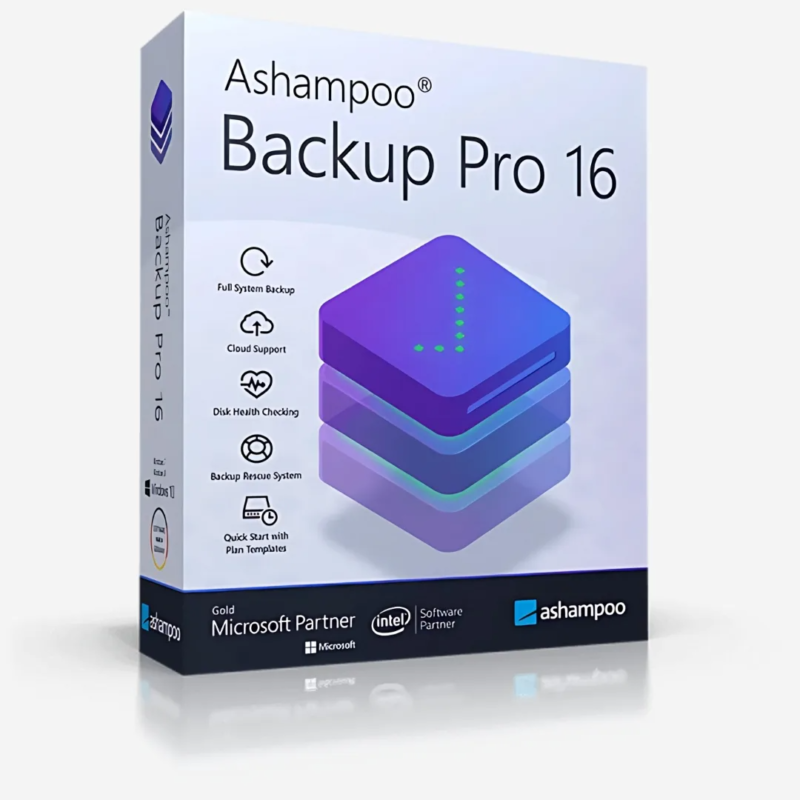 Ashampoo Backup Pro 16 key 3 dispositivi Global a vita